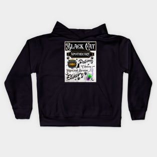 Black Cat Apothecary - Spooky - Halloween Kids Hoodie